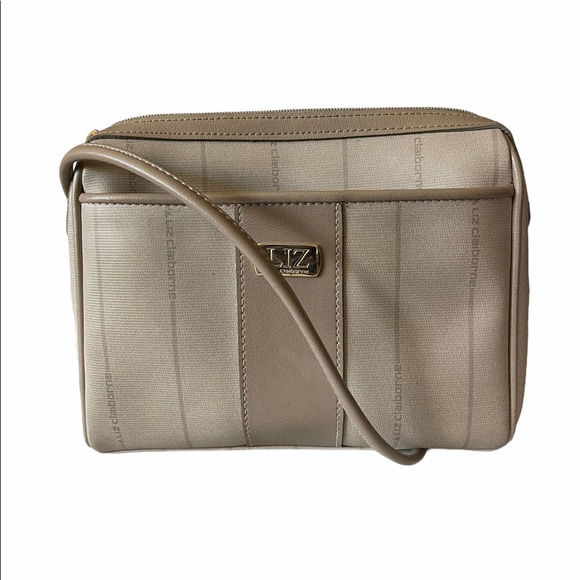 Liz Claiborne Vintage Monogram Crossbody Purse 90s - Picture 2 of 15